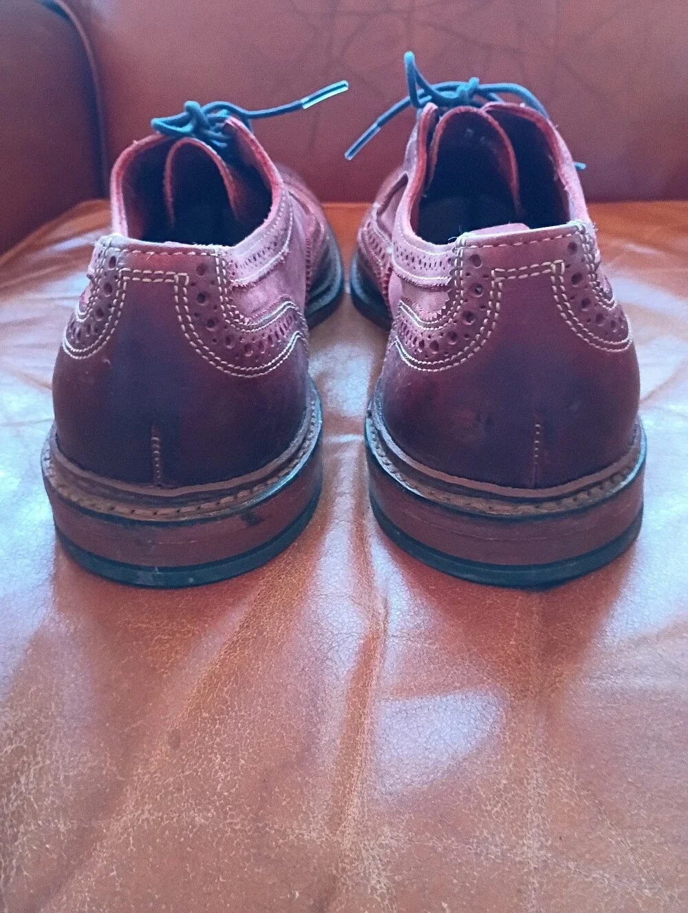 Allen Edmonds Neumok Wingtip Oxford 13 D Red